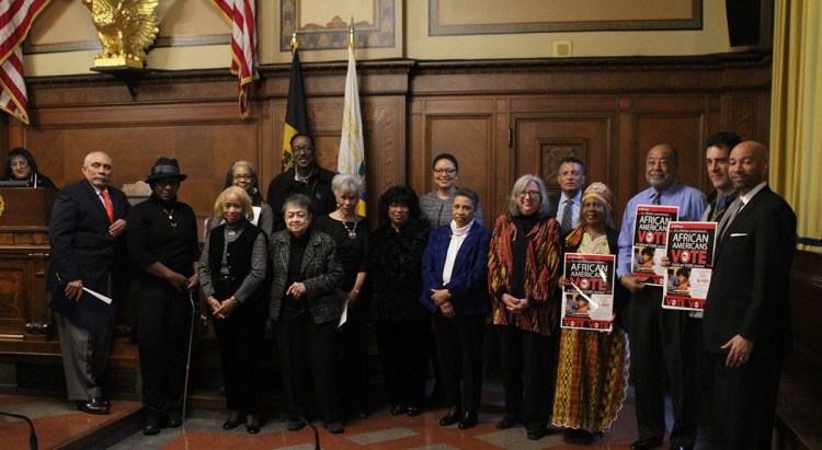 Pittsburgh Branch Members at City Hall