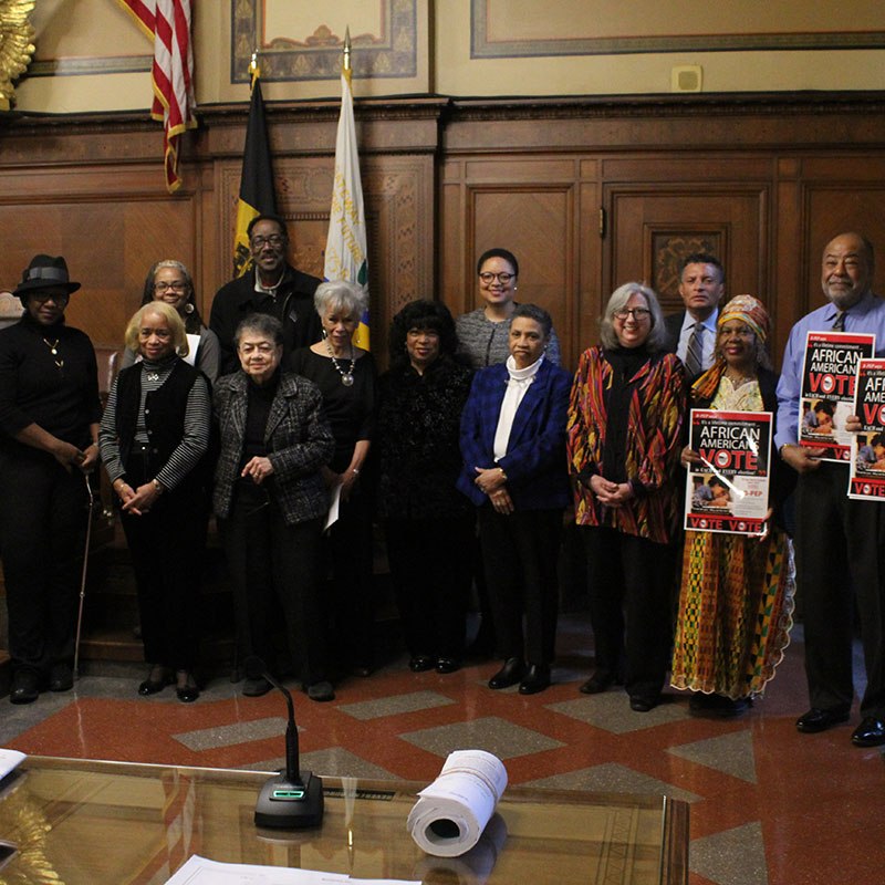 Pittsburgh Branch Members at City Hall